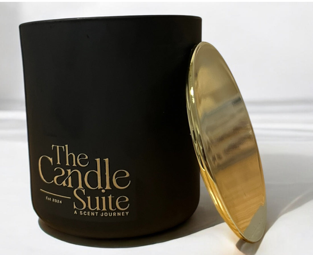 Matt Black and Gold Scented Candles The Art of Handcrafted Scented Candles making