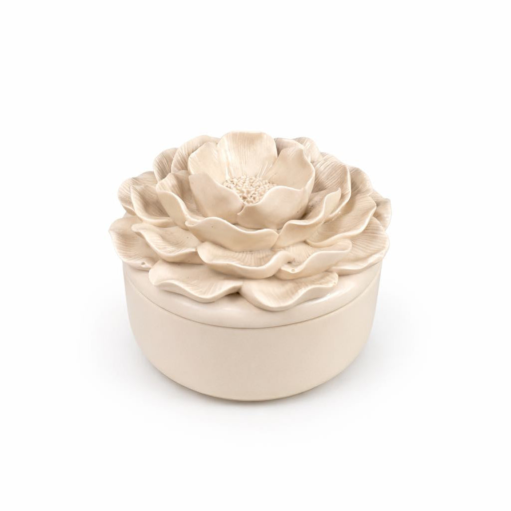 Handmade Camelia Bloom Soy Candle Jar  - Handcrafted by Sarmi