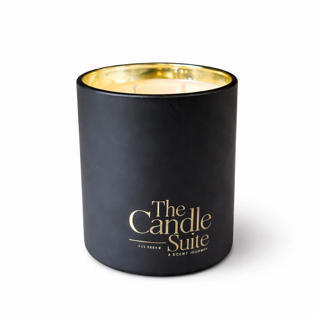 Luxury Soy Wax Candle – 350g | Black or White | Handmade Scented Candle