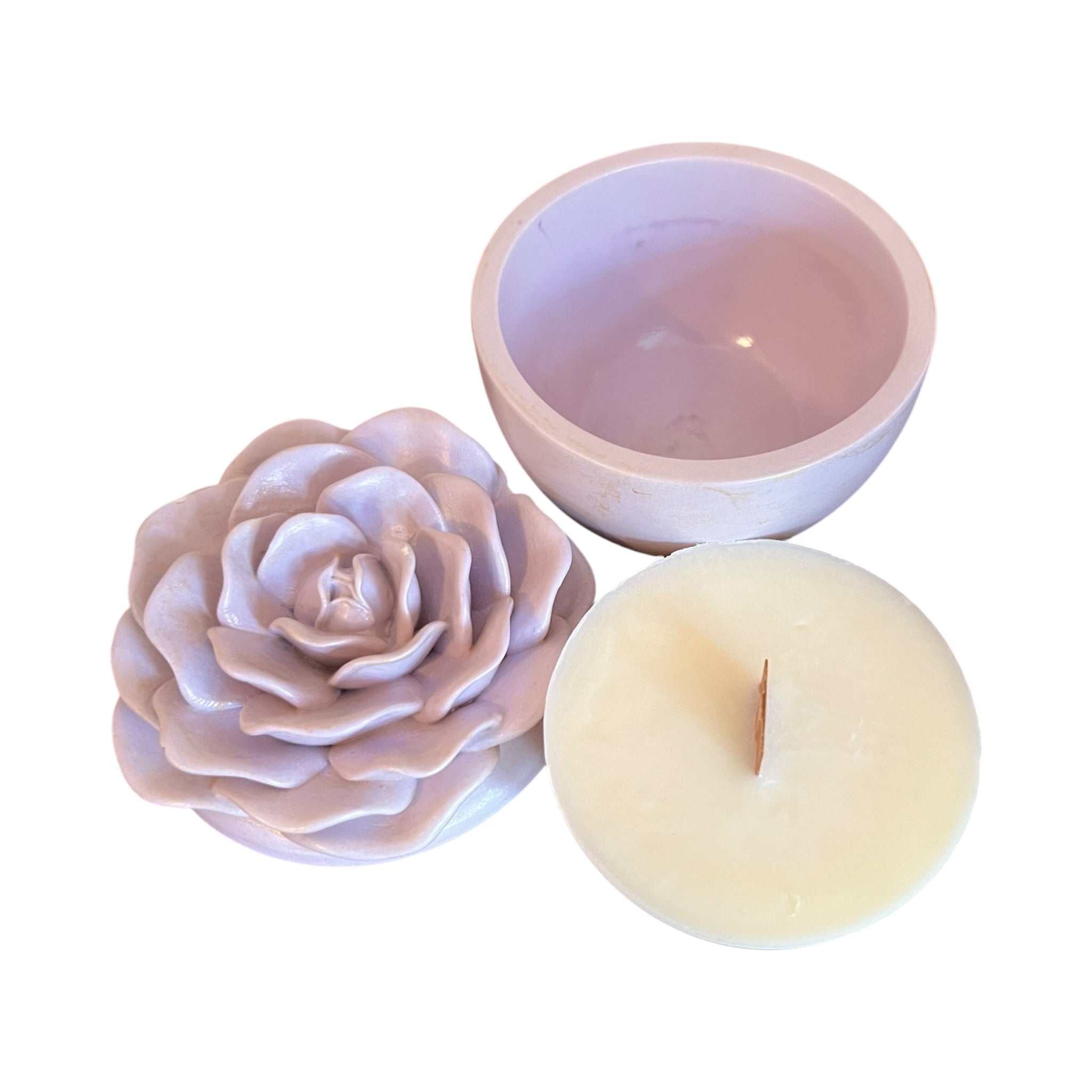 Handmade refillable candle