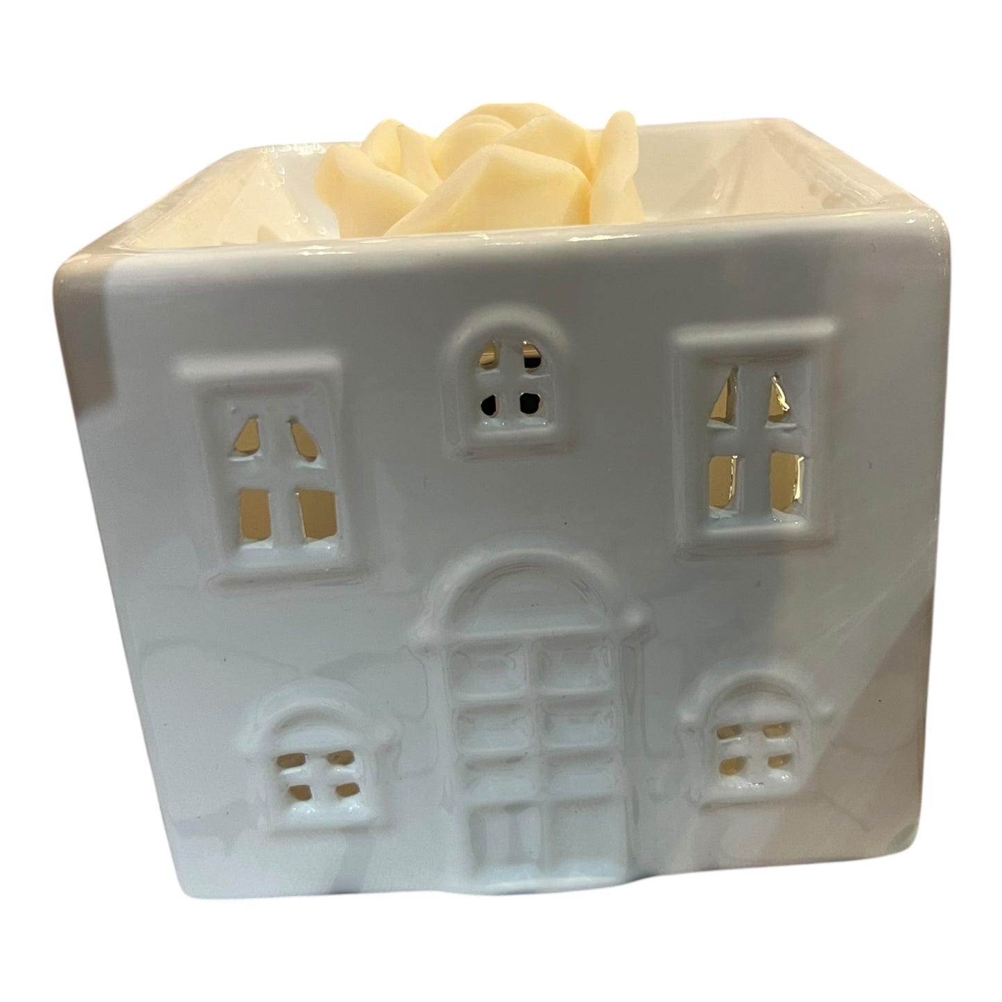 Country Cottage Wax Melt Burner and Wax Melts with Botanicals